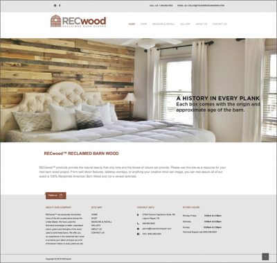 RECwood Home Page