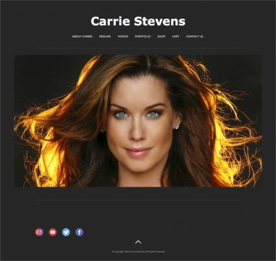 carrieStevens.com Home Page