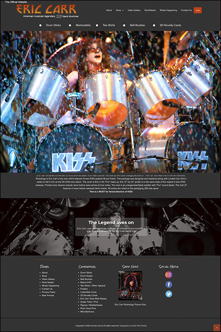 Eric Carr Home page