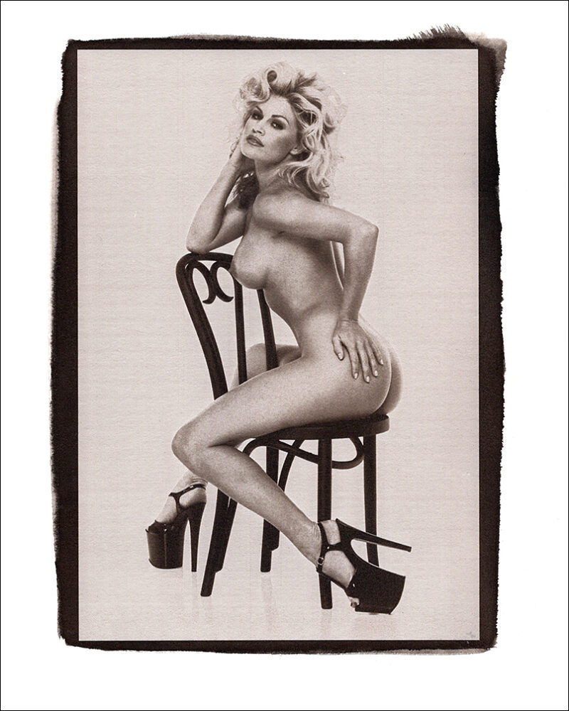 Playmate Neriah Davis Nude on Chair